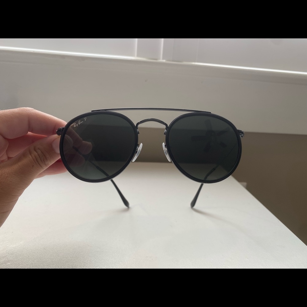 Ray Ban Round Double Bridge Polarized Lenses